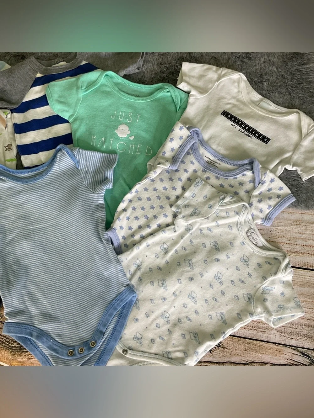 Baby Clothing Bundle Onesie Lot Size 3-6M